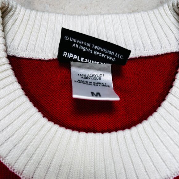 The Office Medium Dwight Christmas Sweater Ugly Work - Picture 4 of 4